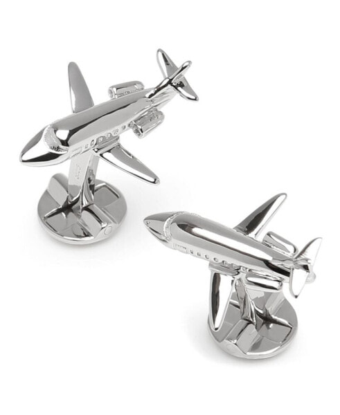 Ox Bull & Trading Co Sterling Private Jet Cufflinks