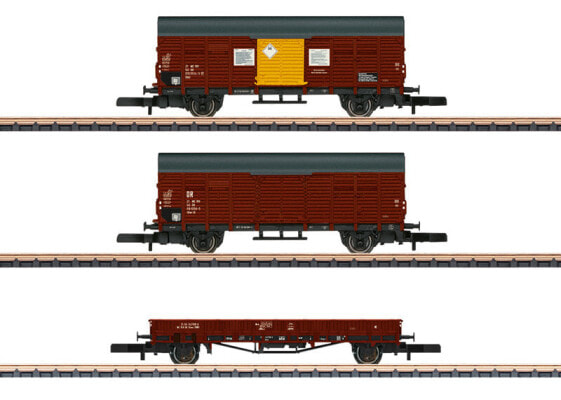 Märklin DR Freight Car Set - Train model - Z (1:220) - Boy/Girl - 15 yr(s) - Brown - Model railway/train