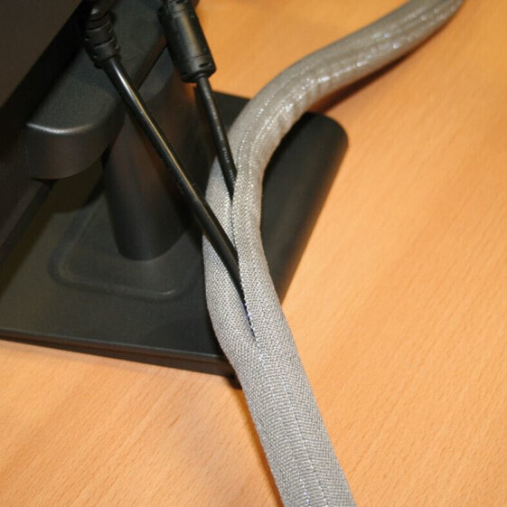 VALUE 19.08.3154 - Cable sock - Desk - Polyester - Gray