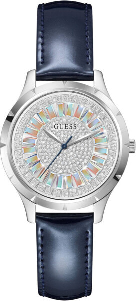 Guess Damen Armbanduhr GLAMOUR Edelstahl Armband GW0299L1