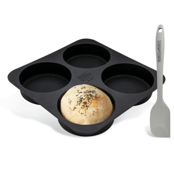 Форма для выпечки хлеба и булок Moritz & Moritz Burger Buns из силикона 12 см Ø