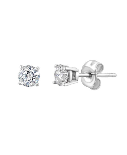 Effy Diamond (1/2 ct. t.w.) Stud Earrings in 14k White Gold