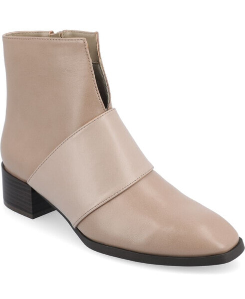 Women's Kyler Two-Tone Block Heel Booties