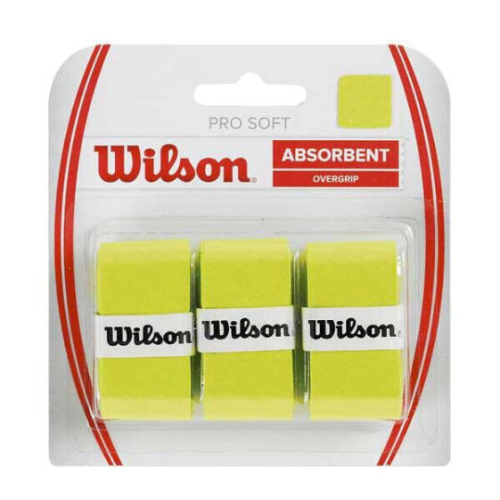 WILSON Pro Soft Tennis Overgrip 3 Units