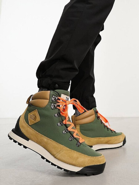 The North Face Back-To-Berkeley IV waterproof hiking boots in khaki and stone