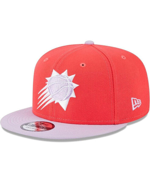 Men's Red, Lavender Phoenix Suns 2-Tone Color Pack 9FIFTY Snapback Hat