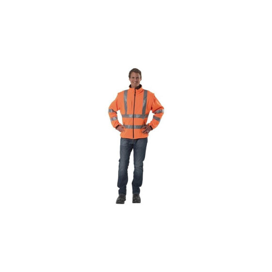 Prevent Warnschutz-Softshelljacke Größe L orange