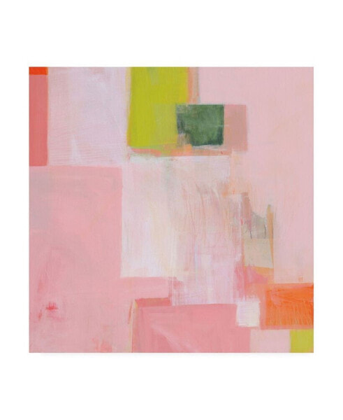 Melissa Donoh Pink Squares Canvas Art - 19.5" x 26"