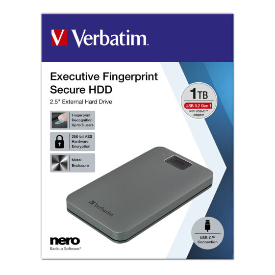 External Hard Drive Verbatim 53652 1 TB HDD