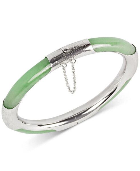 Браслет Macy's Dyed Green Jade Bangle