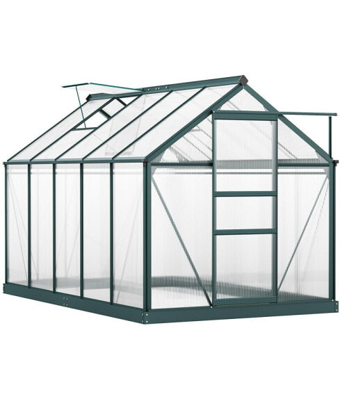 Outdoor Backyard Plant Greenhouse/Hot House w/ Rooftop Vent & Walls