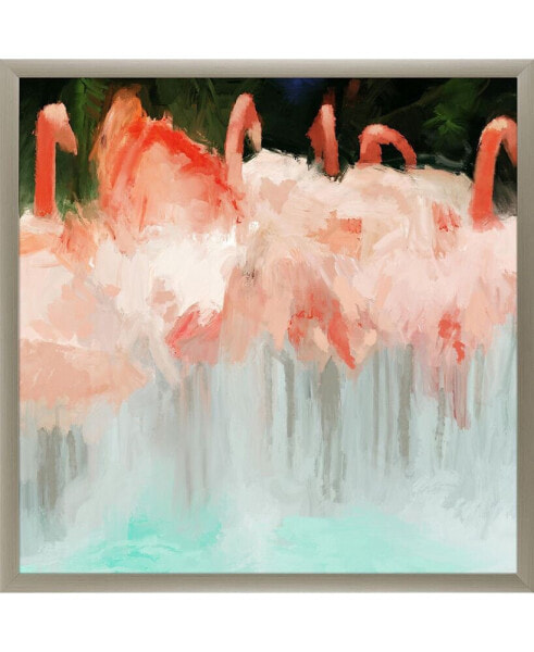 Flamingo Dance Canvas