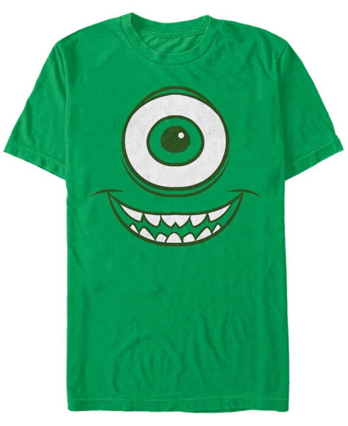 Disney Pixar Men's Monsters Inc. Mike Wazowski Big Face Costume Short Sleeve T-Shirt