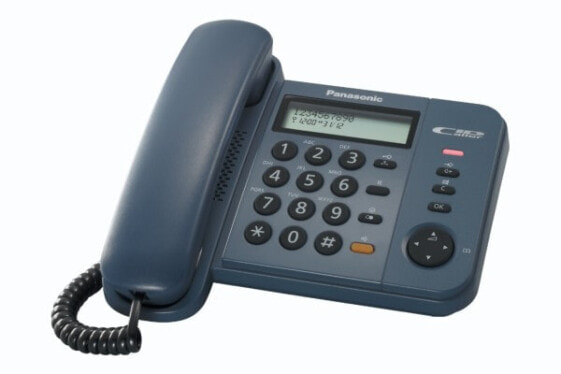 Panasonic KX-TS580 - DECT telephone - 50 entries - Blue