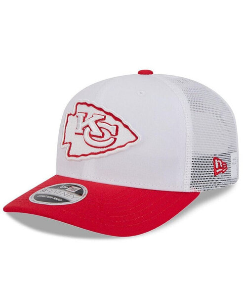 Men's White/Red Kansas City Chiefs 2024 NFL Training Camp 9SEVENTY Trucker Hat