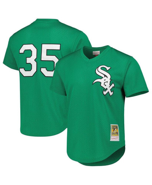 Men's Frank Thomas Green Chicago White Sox Cooperstown Collection Authentic St. Patrick's Day 1996 Batting Practice Jersey