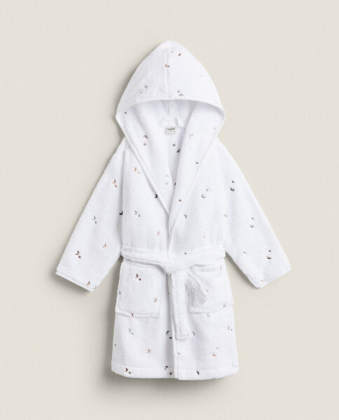 Children's moon bathrobe