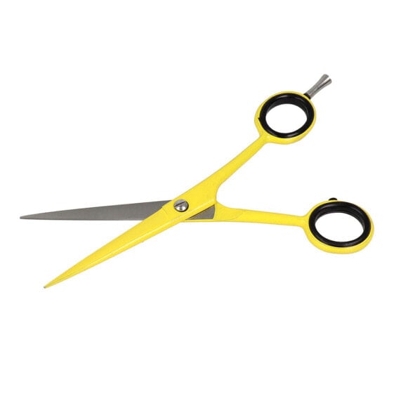 Hair scissors Zenish Professional 6" Yellow Neon