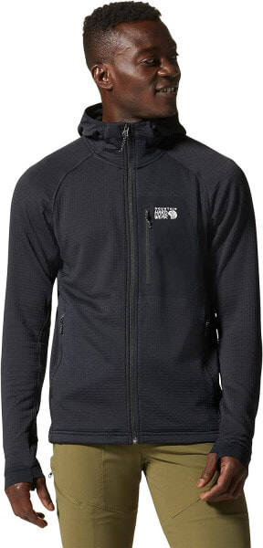 Mountain Hardwear Men's Polartec Power Grid Full Zip Hoody Fleece Jacket