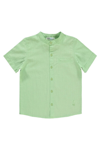 Civil Boys Erkek Çocuk Gömlek 6-9 Yaş Açık Yeşil