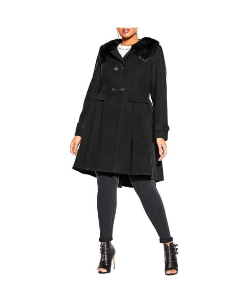 Plus Size Grandiose Coat