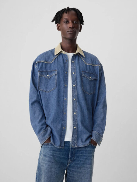 Denim Western Shirt