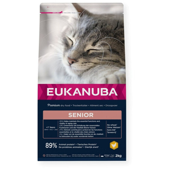 Корм для котов Eukanuba Senior Chicken Курица 2 Kg