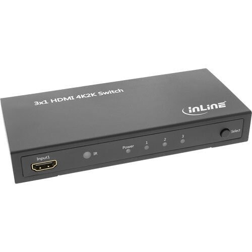 InLine HDMI Switch 3 IN to 1 OUT signal 4K2K 3D HD Audio