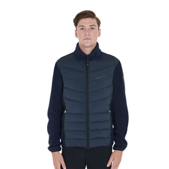 EQUESTRO Fleece&Nylon Technical sweatshirt