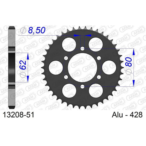 AFAM 13208 Rear Sprocket