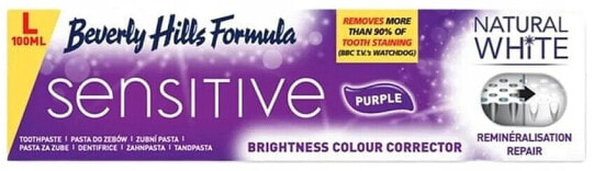 Beverly Hills Natural White Sensitive Purple Toothpaste