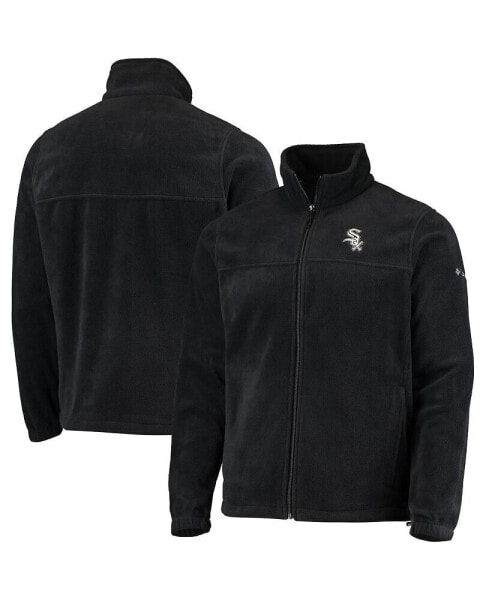 Men's Black Chicago White Sox Full-Zip Flanker Jacket