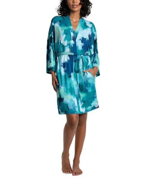 Women's Clement Printed Wrap Robe