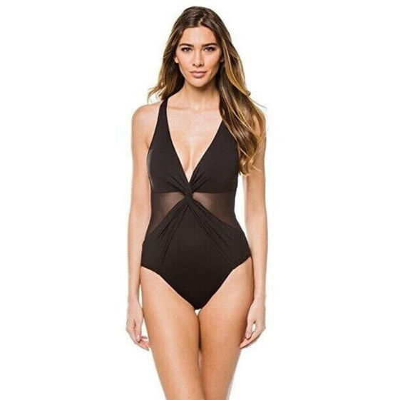 Michael Michael Kors 259553 Women's Illusion One-Piece Swimsuit Size 6