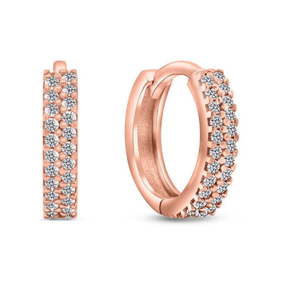 Серьги Brilio Silver Sparkle Hoops