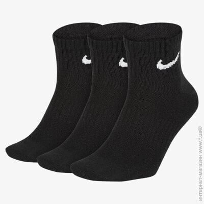 Nike Everyday Lightweight Ankle 3Pr Socks