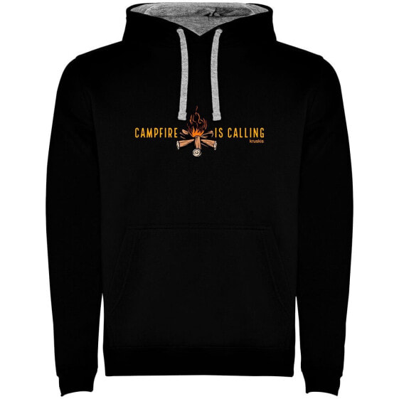 KRUSKIS Campfire Is Calling Two-Colour hoodie