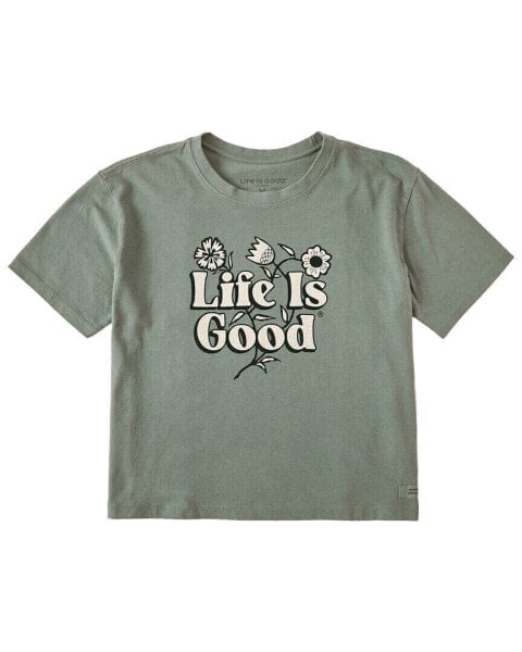 Life Is Good® Crusher Boxy T-Shirt Women's M