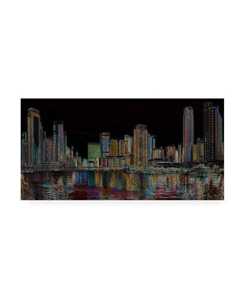 Ellicia Amando Boston Glowing Canvas Art - 36.5" x 48"