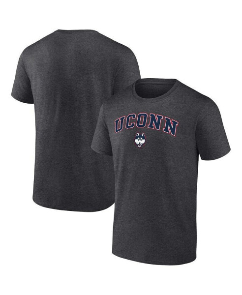 Men's Heather Charcoal UConn Huskies Campus T-shirt