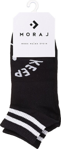 Damensocken Keep smile schwarz - Moraj 25 (38-40)