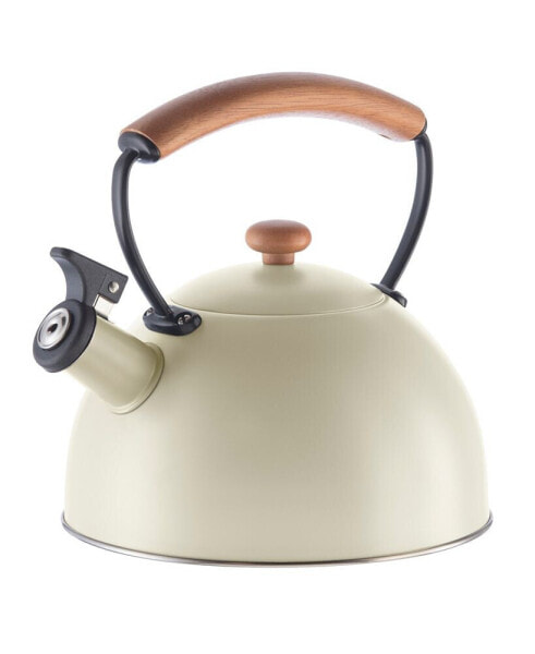 2.5 Litre Whistling Tea Kettle with Wood Handle