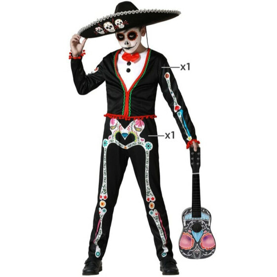 Children's costume Skeleton Mexican