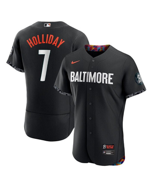 Men's Jackson Holliday Black Baltimore Orioles City Connect Authentic Player Jersey