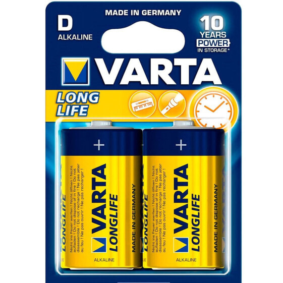 VARTA 1x2 Longlife Mono D LR 20 Batteries