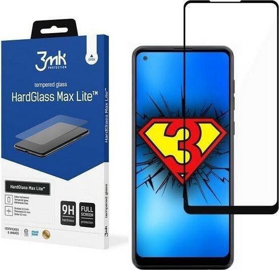 Защитное стекло для Samsung A217 A21s 3MK HG Max Lite черный