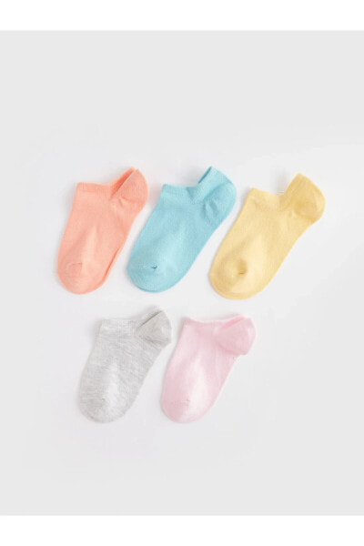 Basic Kız Çocuk Patik Çorap 5'li