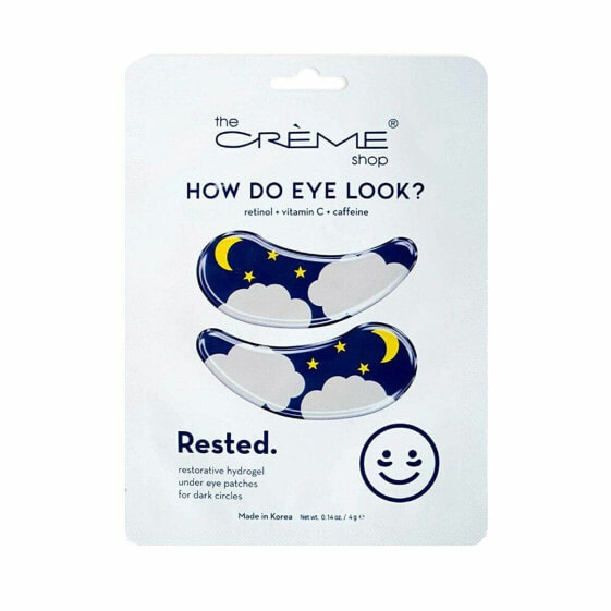 Patch for the Eye Area The Crème Shop Rested hydrogel Reusable 2 Units