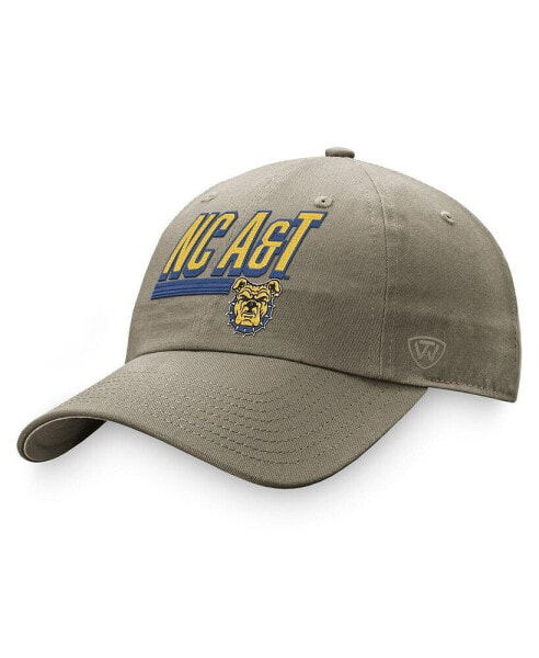 Men's Khaki North Carolina A&T Aggies Slice Adjustable Hat