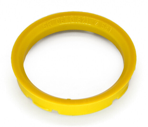 Центровочное кольцо CMS Zentrierring 67,1/58,1 желтое
